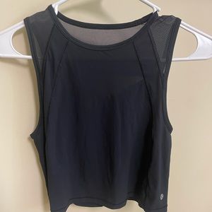 Lululemon Sculpted Cropped Tank Top